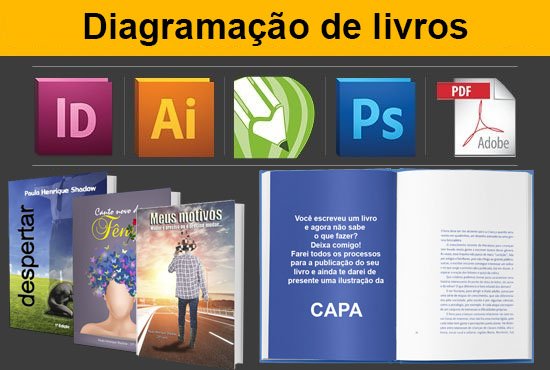 serviço diagramar livro